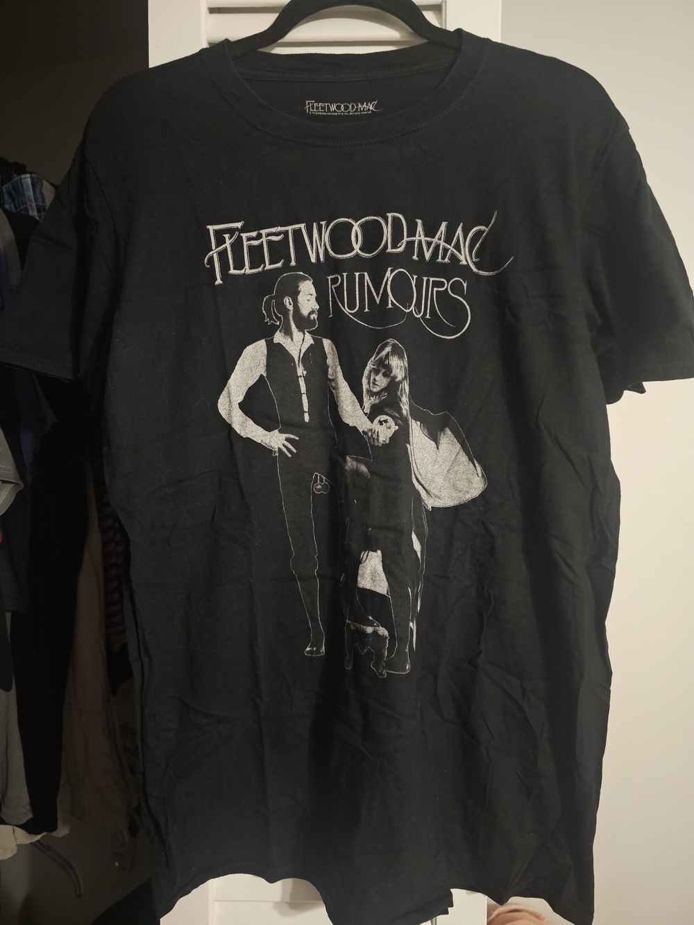 Fleetwood mac "Rumours" Black Graphic T-Shirt